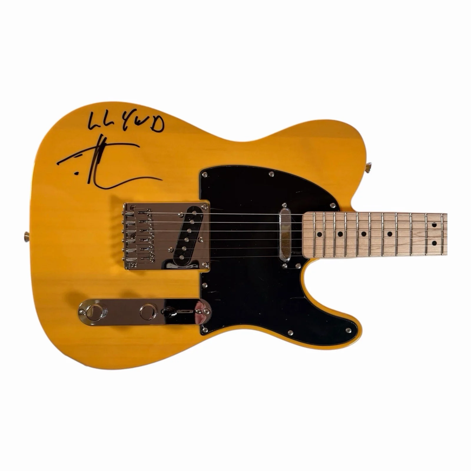 Tim McGraw Signed Autographed Full Size Fender Squier Guitar Beckett BAS LLYWD, изображение 2