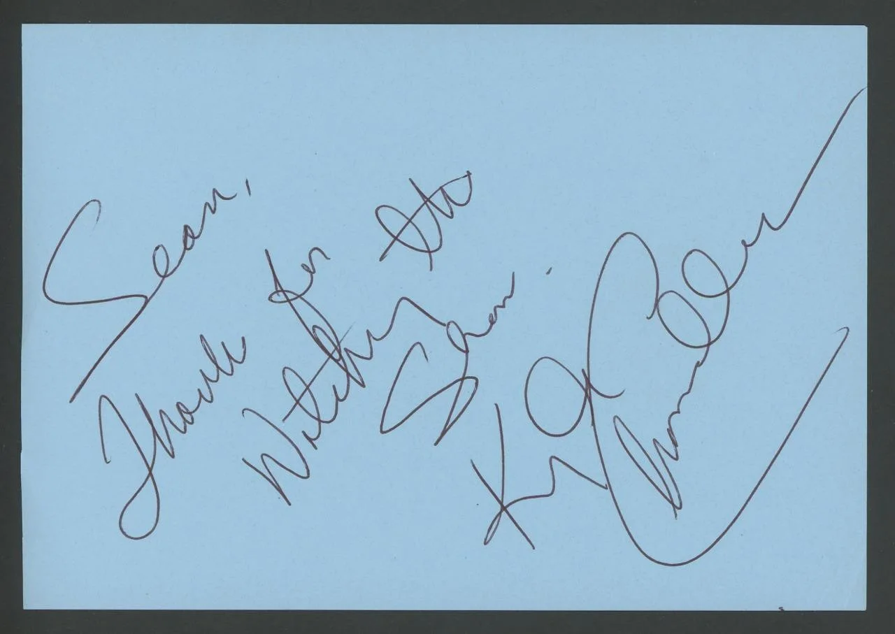 Kyle Chandler — KYLE CHANDLER signed album page | "Argo" & "Super 8" - autograph