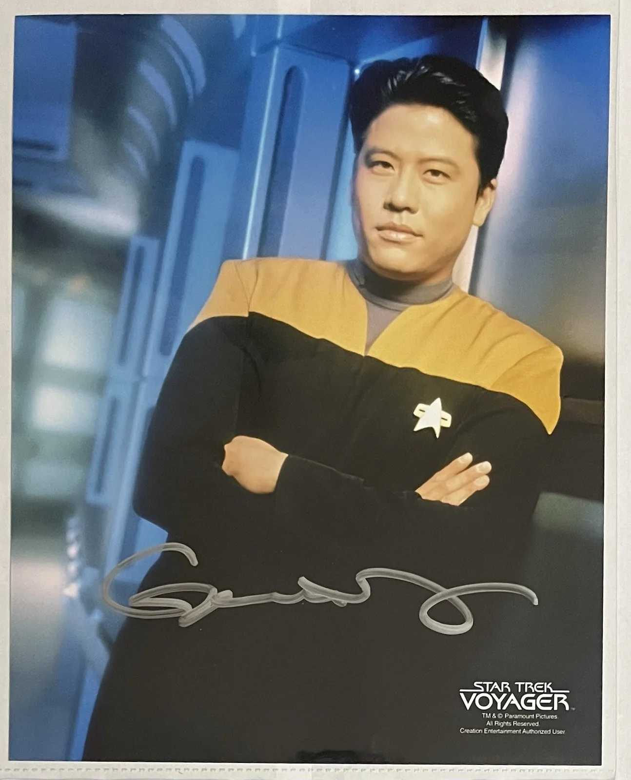 Garrett Wang — GARRETT WANG SIGNED 8x10 PHOTO ENSIGN HARRY KIM STAR TREK: VOYAGER Creation Con, изображение 5