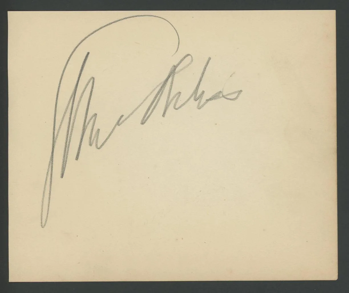 George Arliss — GEORGE ARLISS (1868-1946) signed album page | "The Millionaire" - autograph