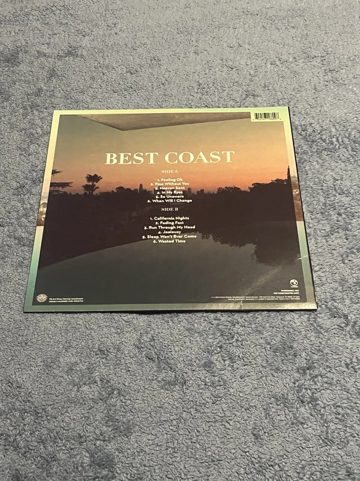 Best Coast California Nights Signed Vinyl Autographed Bethany Consentino Rare, image 2