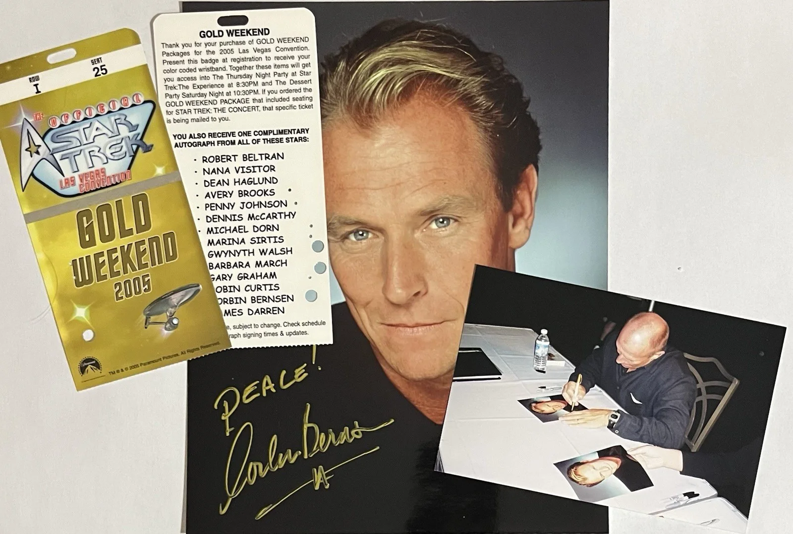 Corbin Bernsen — Corbin Bernsen LA Law, Psych, Star Trek 8x10 Signed Photo CE AUTHENTICITY, изображение 4