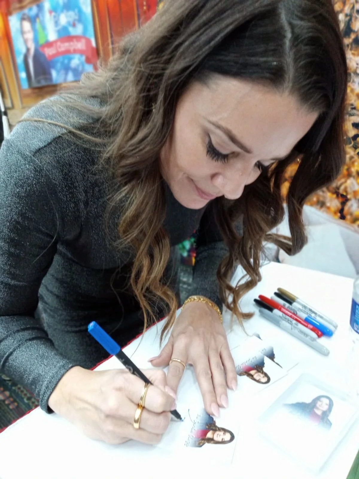 Kimberley Sustad — Kimberley Sustad as Kate in The Santa Class Signed Custom Card, image 3