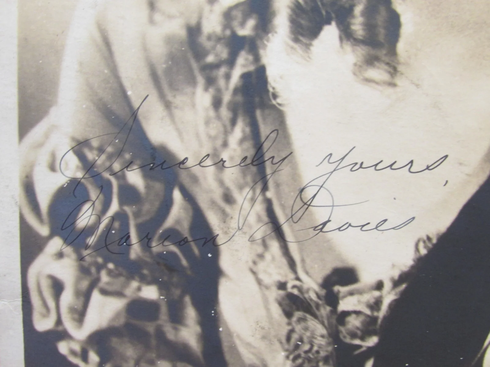 Vintage MARION DAVIES original signed autographed 8"x10" photograph, изображение 3