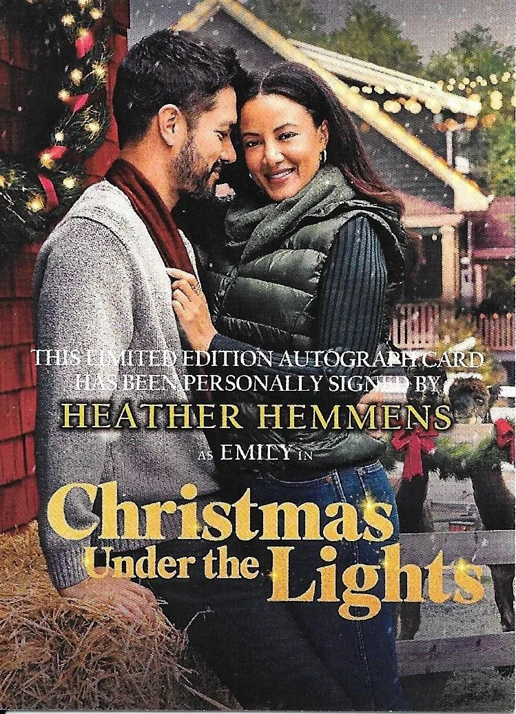 Heather Hemmens — Heather Hemmens as Emily in Christmas Under the Lights Signed Custom Card, изображение 2