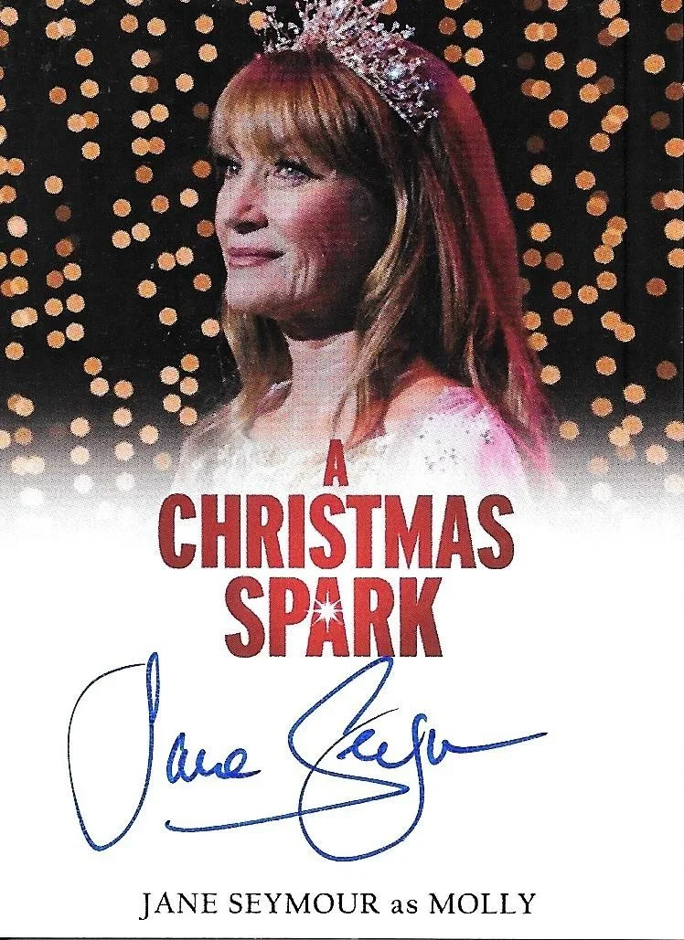 Jane Seymour — Jane Seymour as Molly in A Christmas Spark Signed Custom Card