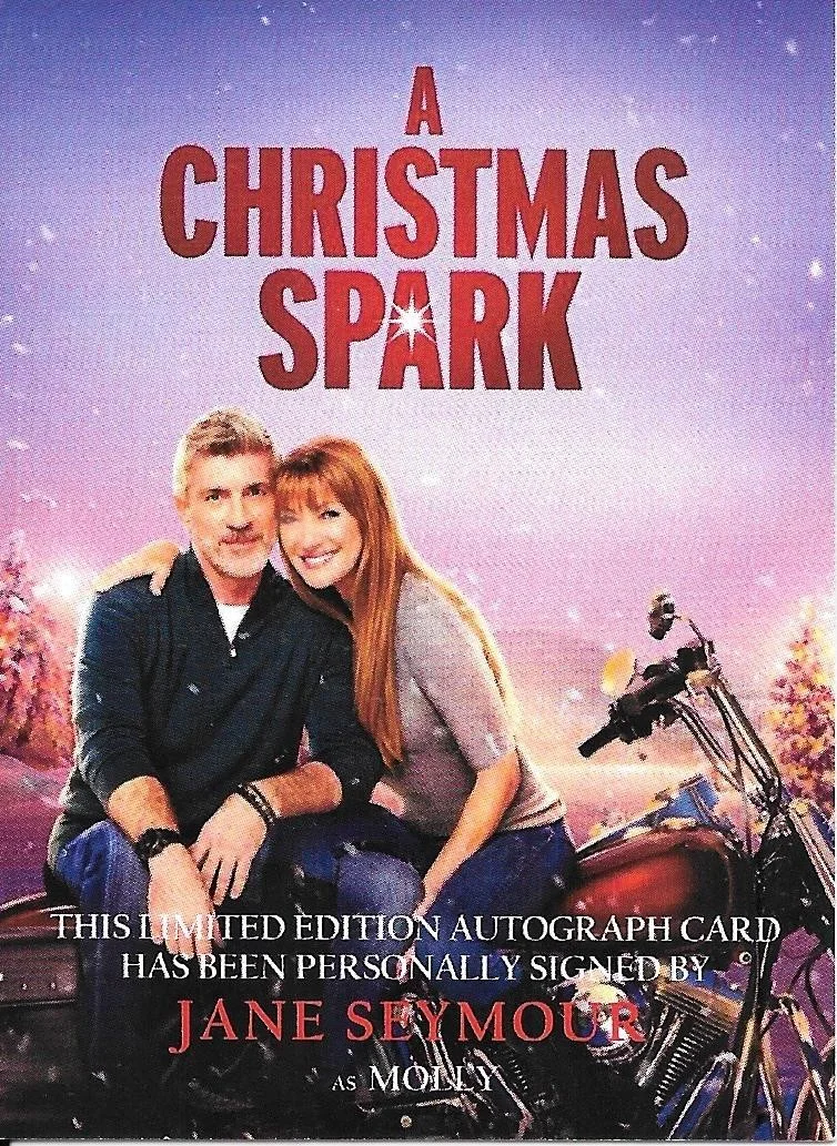 Jane Seymour — Jane Seymour as Molly in A Christmas Spark Signed Custom Card, изображение 2