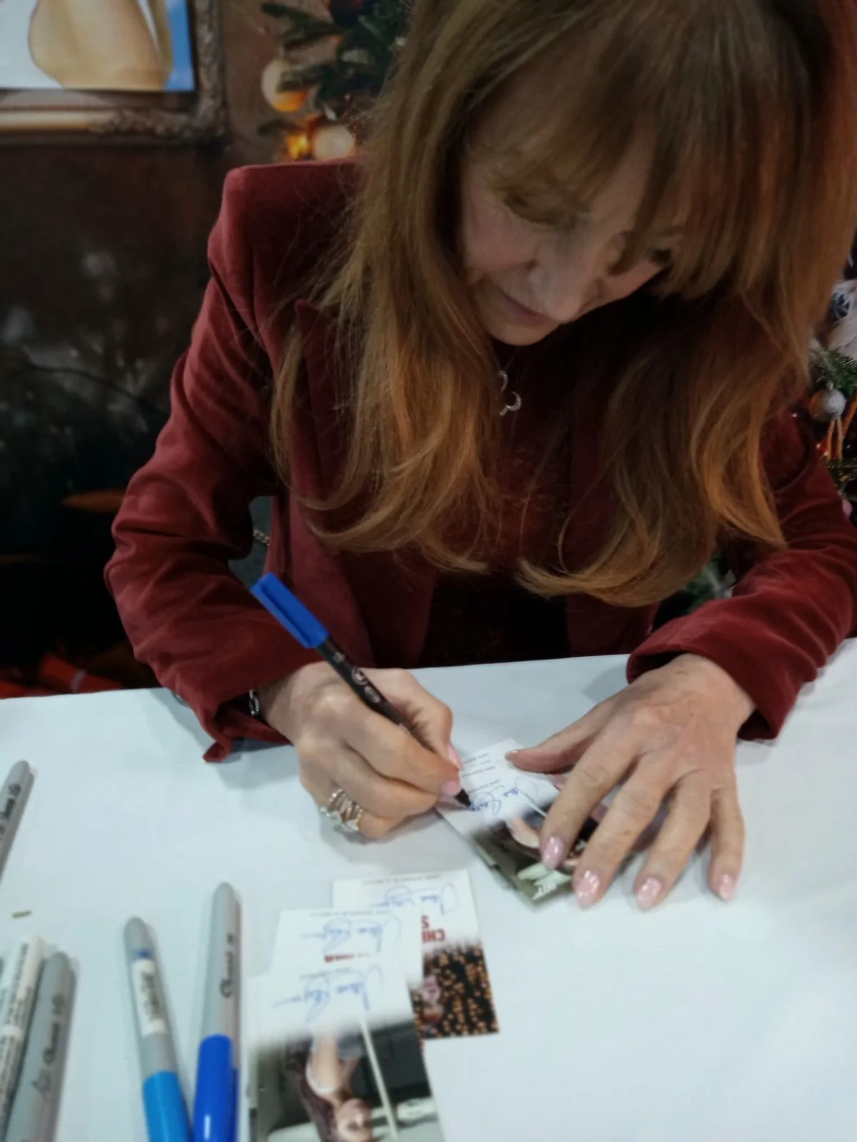 Jane Seymour — Jane Seymour as Molly in A Christmas Spark Signed Custom Card, изображение 3