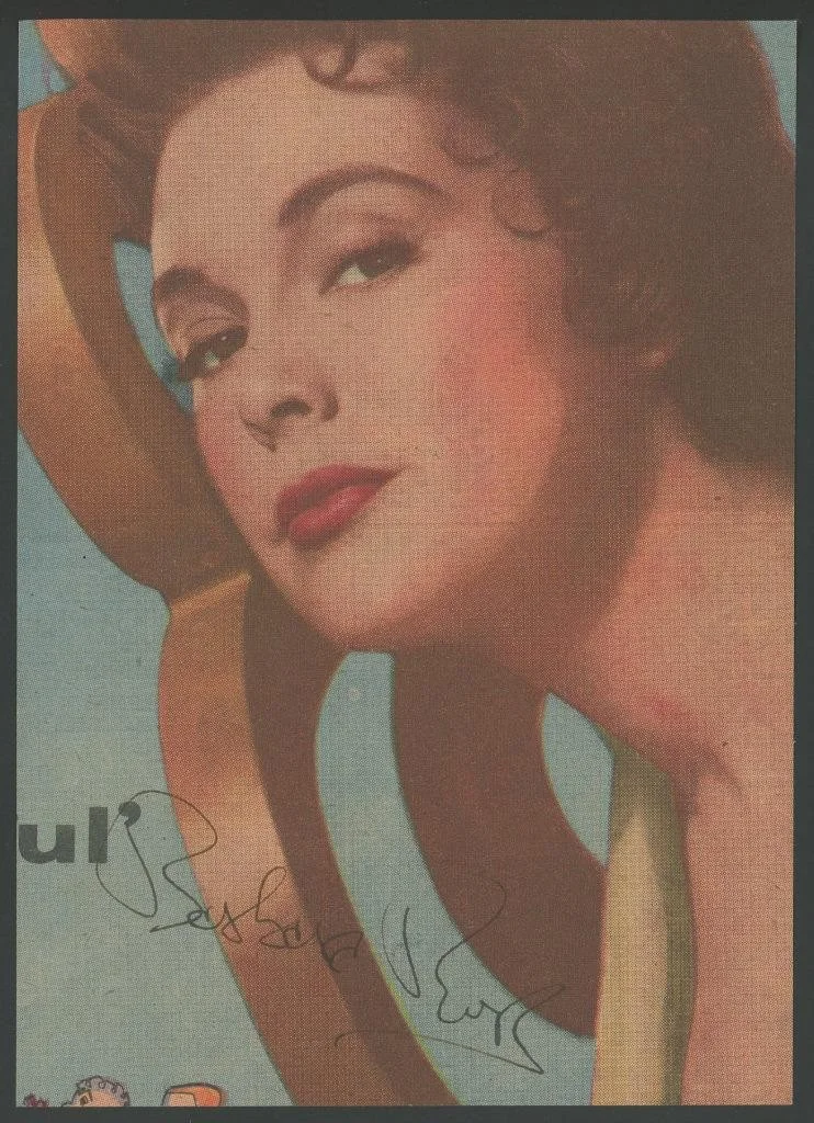 Barbara Rush — BARBARA RUSH signed 5x7 clipping | "It Came from Outer Space" - autograph