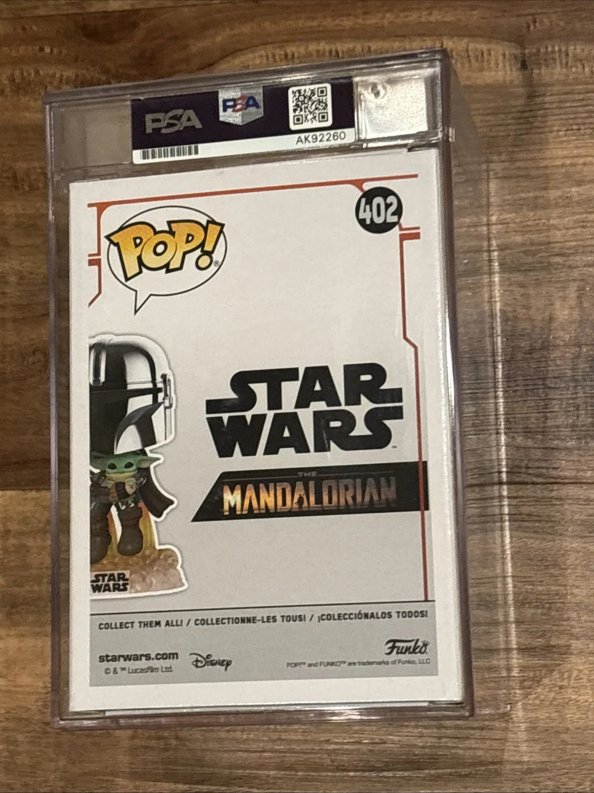 BRENDAN WAYNE, LATEEF CROWDER — BRENDAN WAYNE & LATEEF CROWDER SIGNED THE MANDALORIAN FUNKO POP STAR WARS PSA, изображение 4