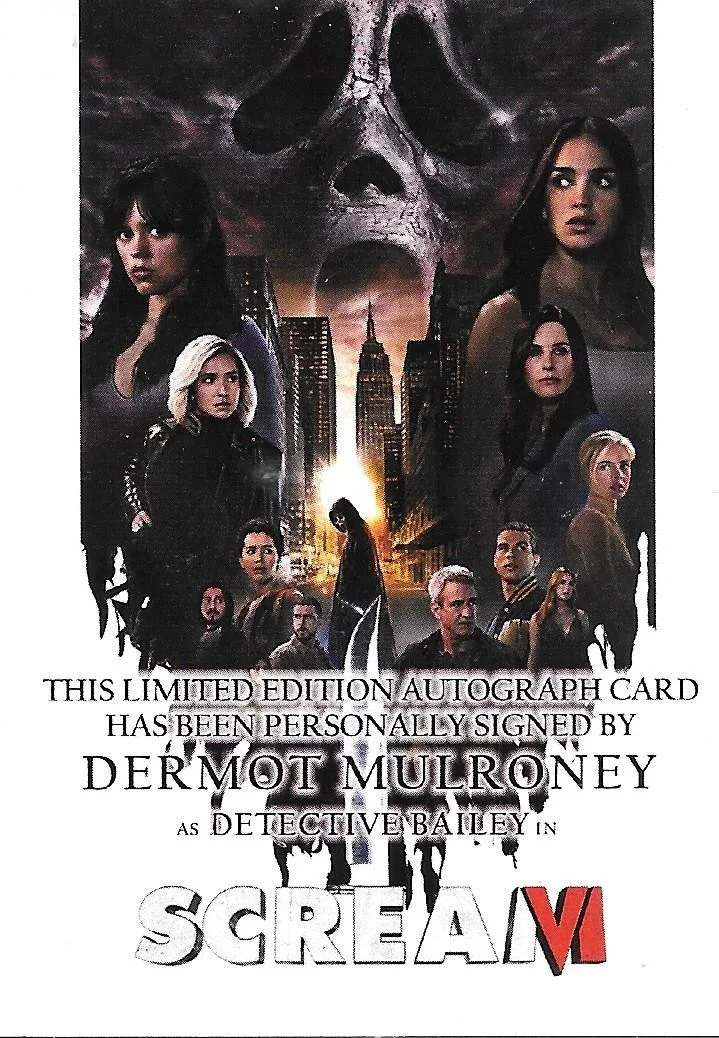 Dermot Mulroney — Dermot Mulroney as Detective Bailey in Scream VI Signed Custom Card, изображение 2