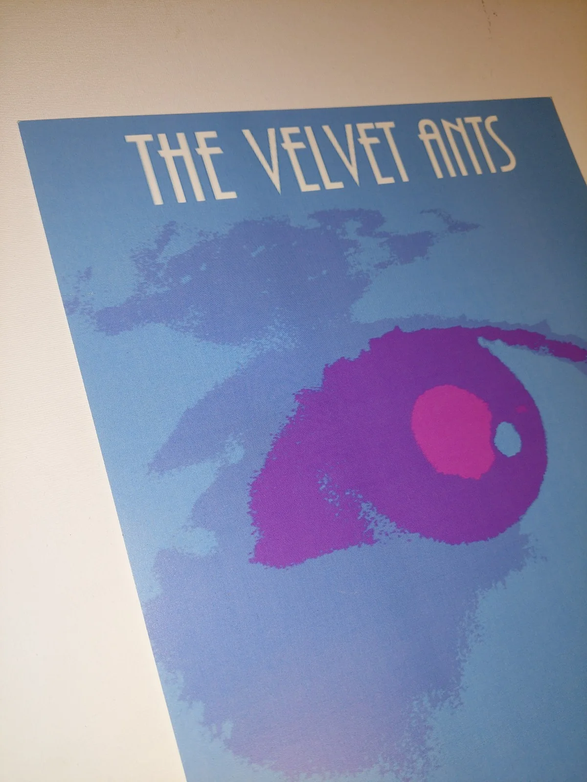 VELVET ANTS - SIGNED POSTER (RARE) 2016 Era BLACKLIGHT PRESS PROMO, изображение 2