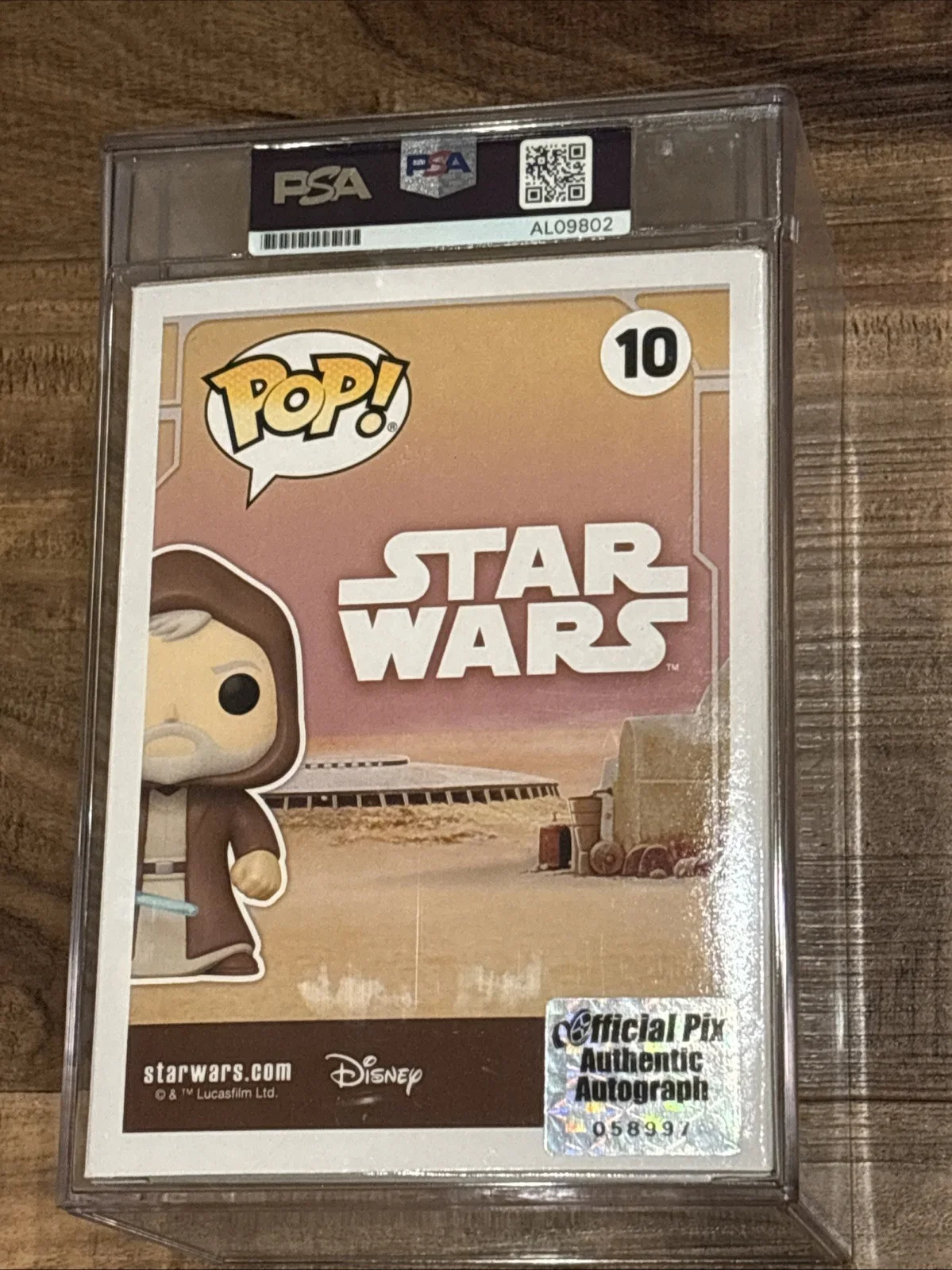 Ewan McGregor — Ewan McGregor Signed Funko Pop #10 Obi Wan Kenobi OPIX PSA Encased Authentic, image 3