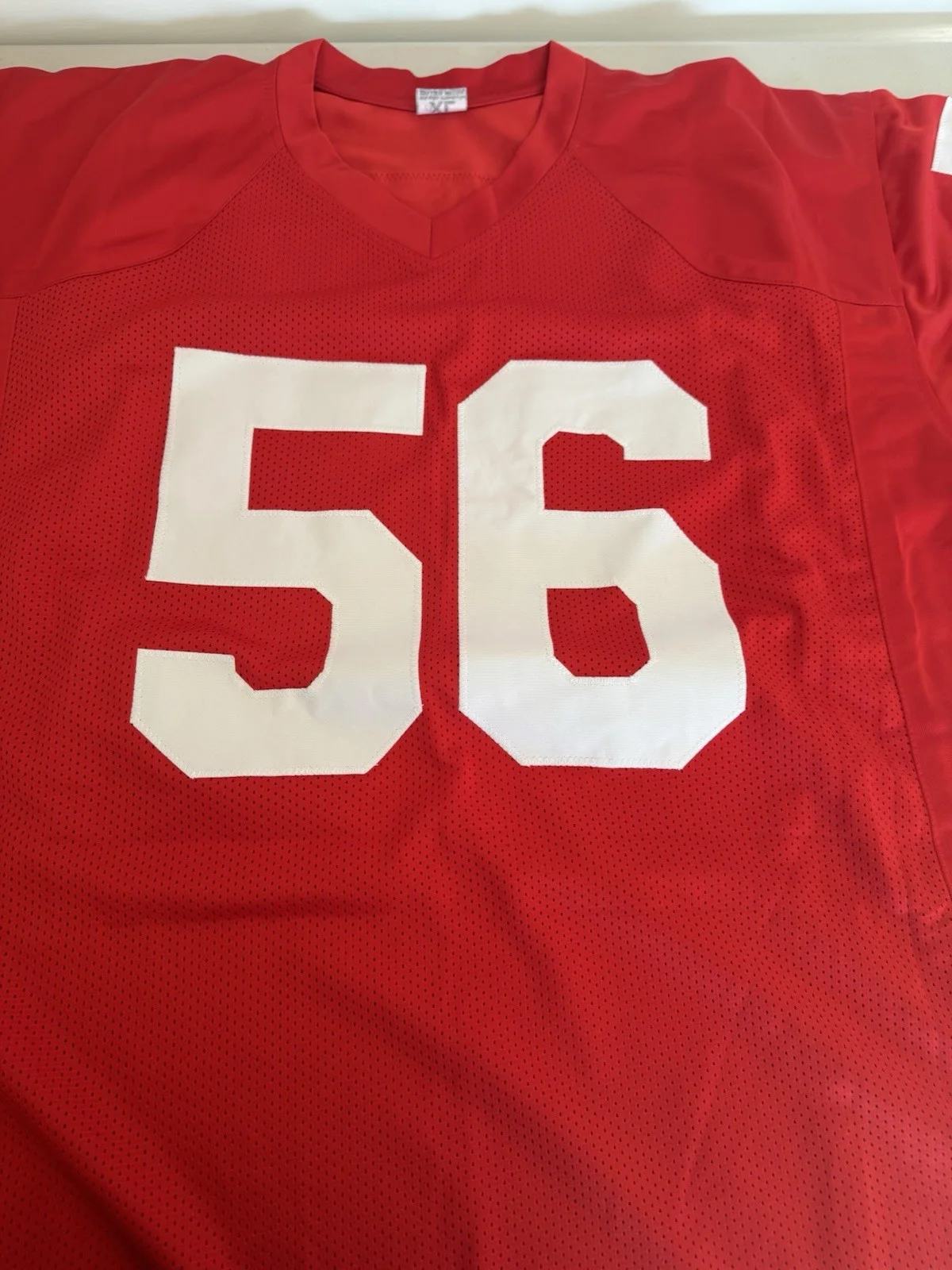 Bob Golic — BOB GOLIC SIGNED JERSEY "MIKE ROGERS" SAVED BY THE BELL AUTOGRAPHED W/ COA, image 4