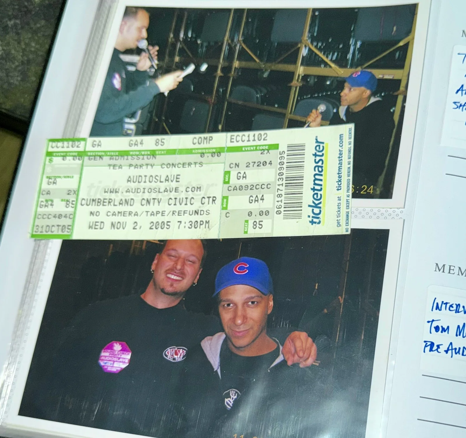 Audioslave Self Titled CD Sleeve SIGNED Tom Morello Rage Against The Machine, image 3