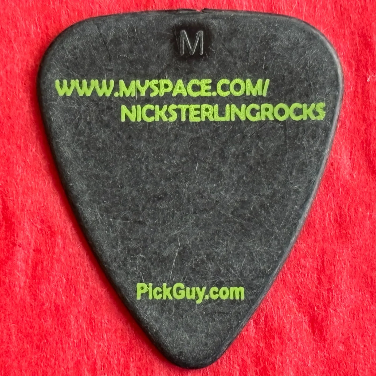 NICK STERLING Guitar Pick of SEBASTIAN BACH Guitarist (2009-2012) RARE (SKID ROW, изображение 2