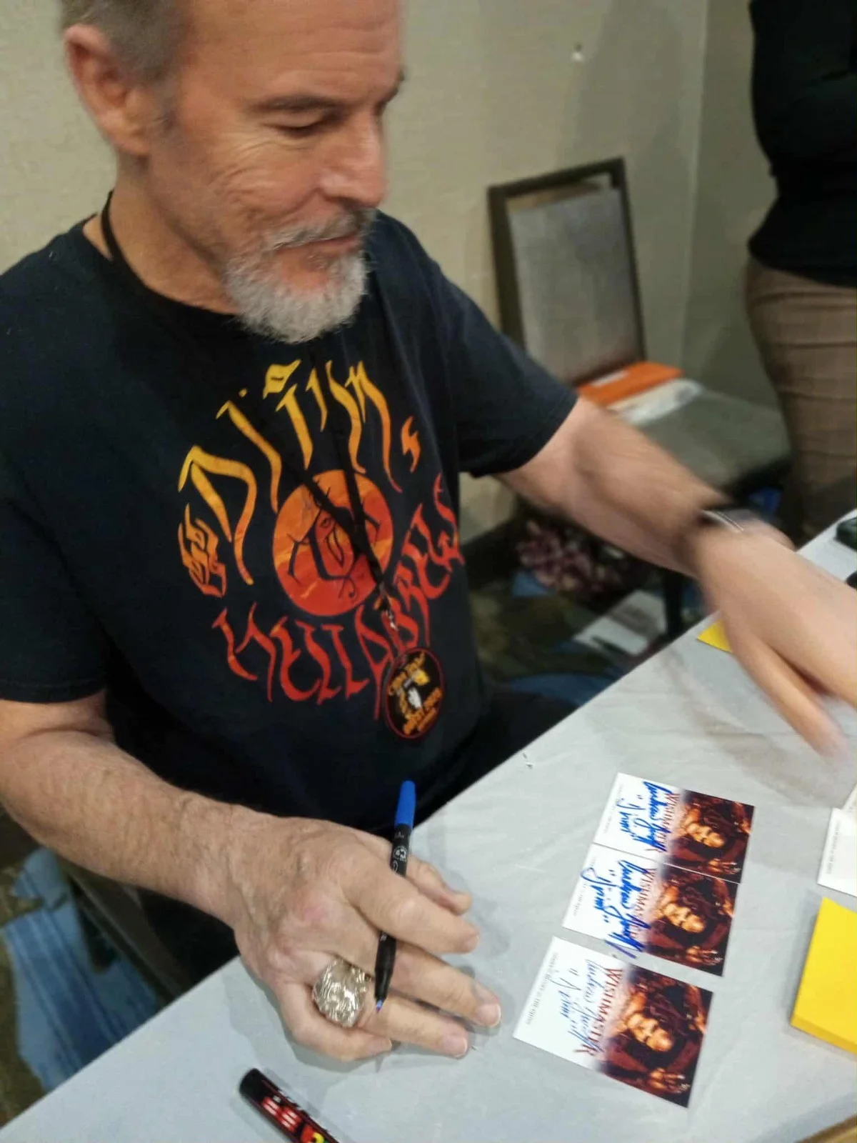 Andrew Divoff — Andrew Divoff as The Djinn in Wishmaster Signed Custom Card2, image 3