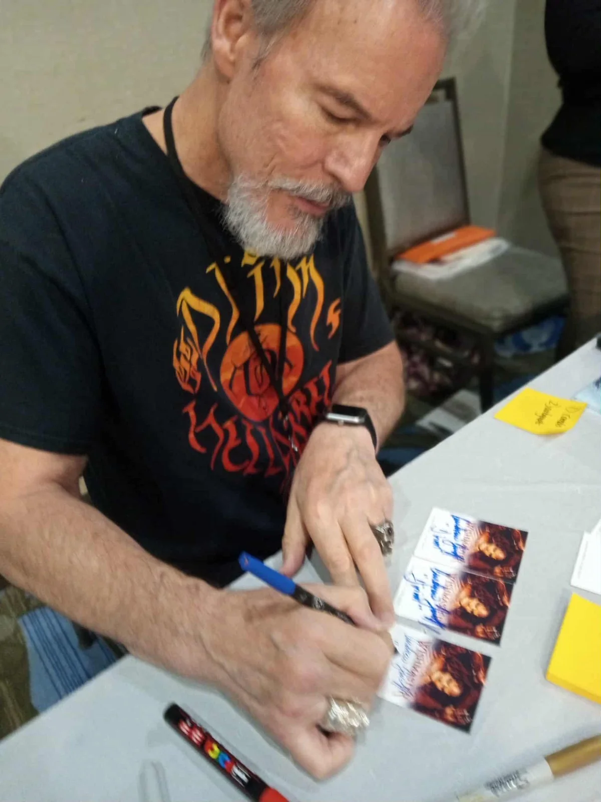 Andrew Divoff — Andrew Divoff as The Djinn in Wishmaster Signed Custom Card, image 3