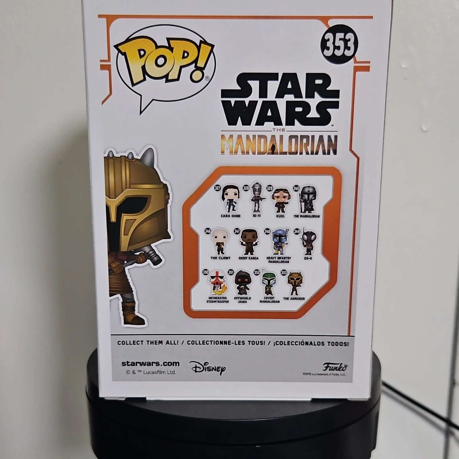 Emily Swallow — Funko Pop Star Wars Mandalorian The Armorer #353 Signed Emily Swallow JSA, изображение 2