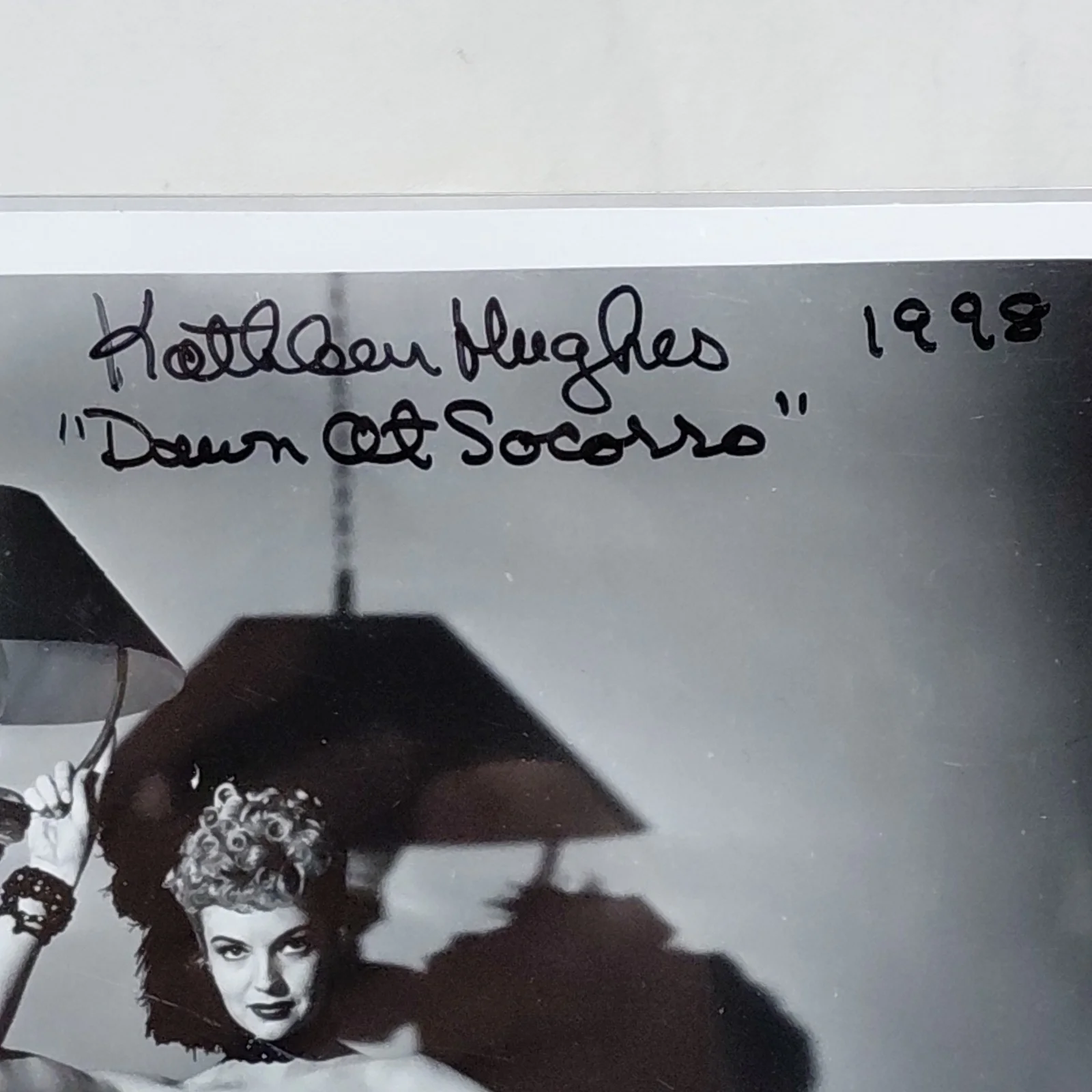 Kathleen Hughes — Kathleen Hughes Signed 8x10 Photo Autograph JSA Certified Dawn At Socorro, image 3