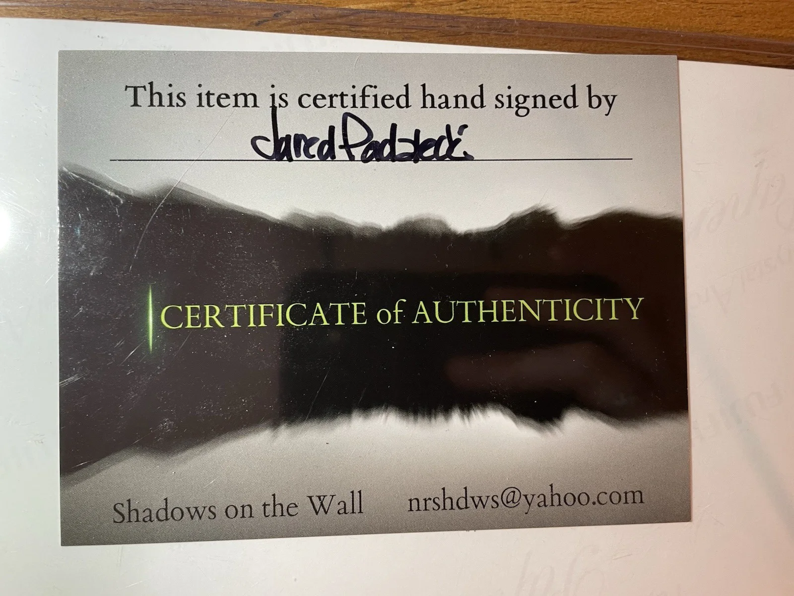 Jared Padalecki — Jared Padalecki Autographed 8x10 Supernatural Photo COA Included, изображение 4