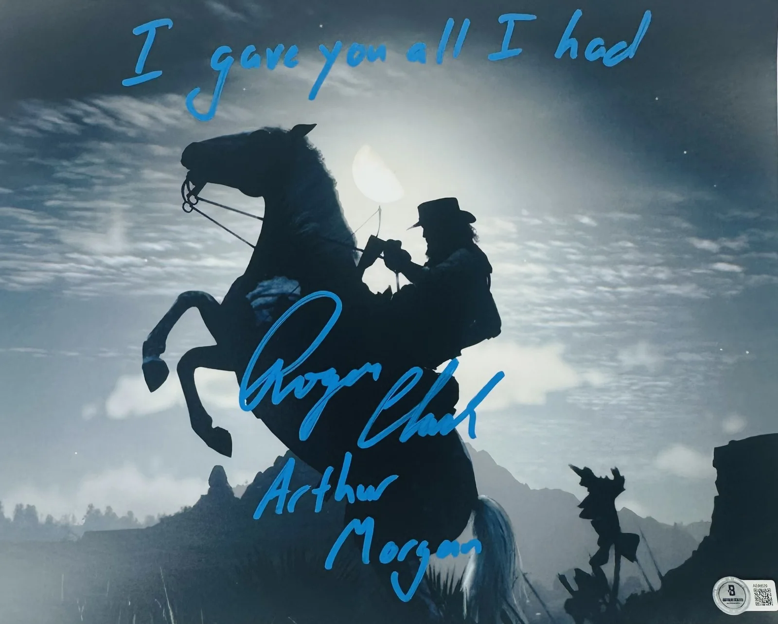 Roger Clark — Roger Clark signed 11x14 photo Red Dead Redemption Arthur Morgan autograph BAS 6