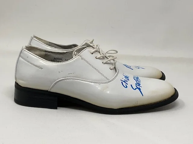 Angel Salazar Autographed Chi-Chi Scarface Bruno Homme Formal Shoes BAS, изображение 4