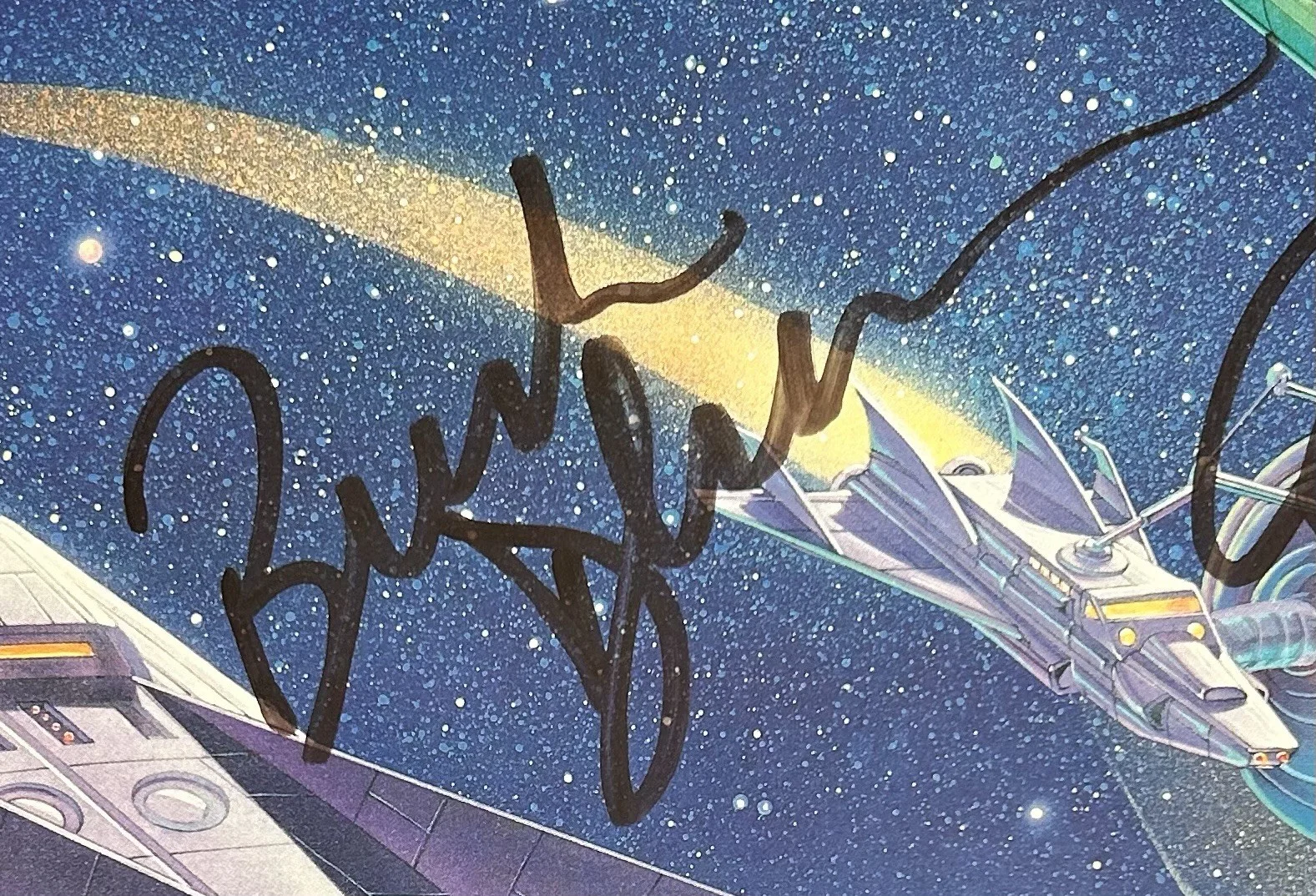 Blue Öyster Cult "Club Ninja" Vinyl - Autographed/Signed - Eric Bloom + 4, изображение 5