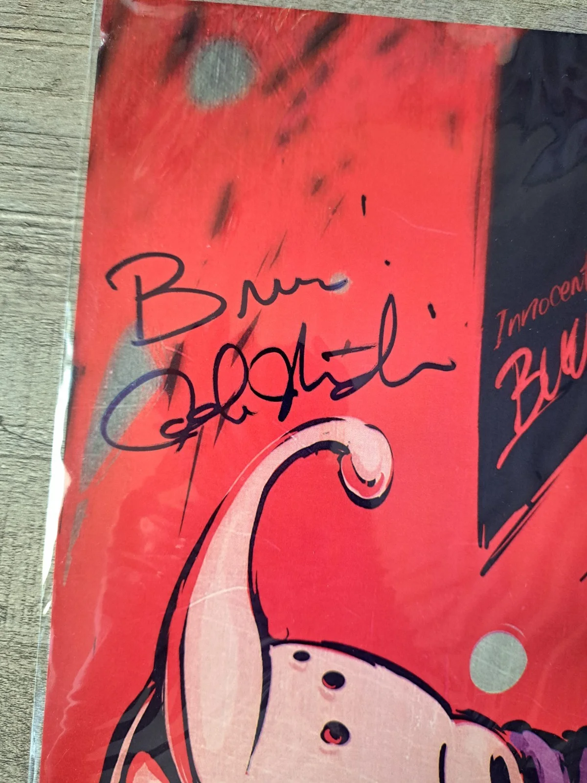 Majin Buu Signed 18x12 Poster – Josh Martin – Dragon Ball – JSA Authenticated, изображение 2