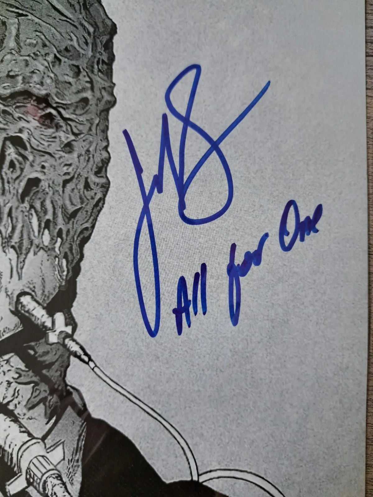 All For One Signed 18x12 Poster – John Swasey – My Hero Academia – JSA Authentic, изображение 2