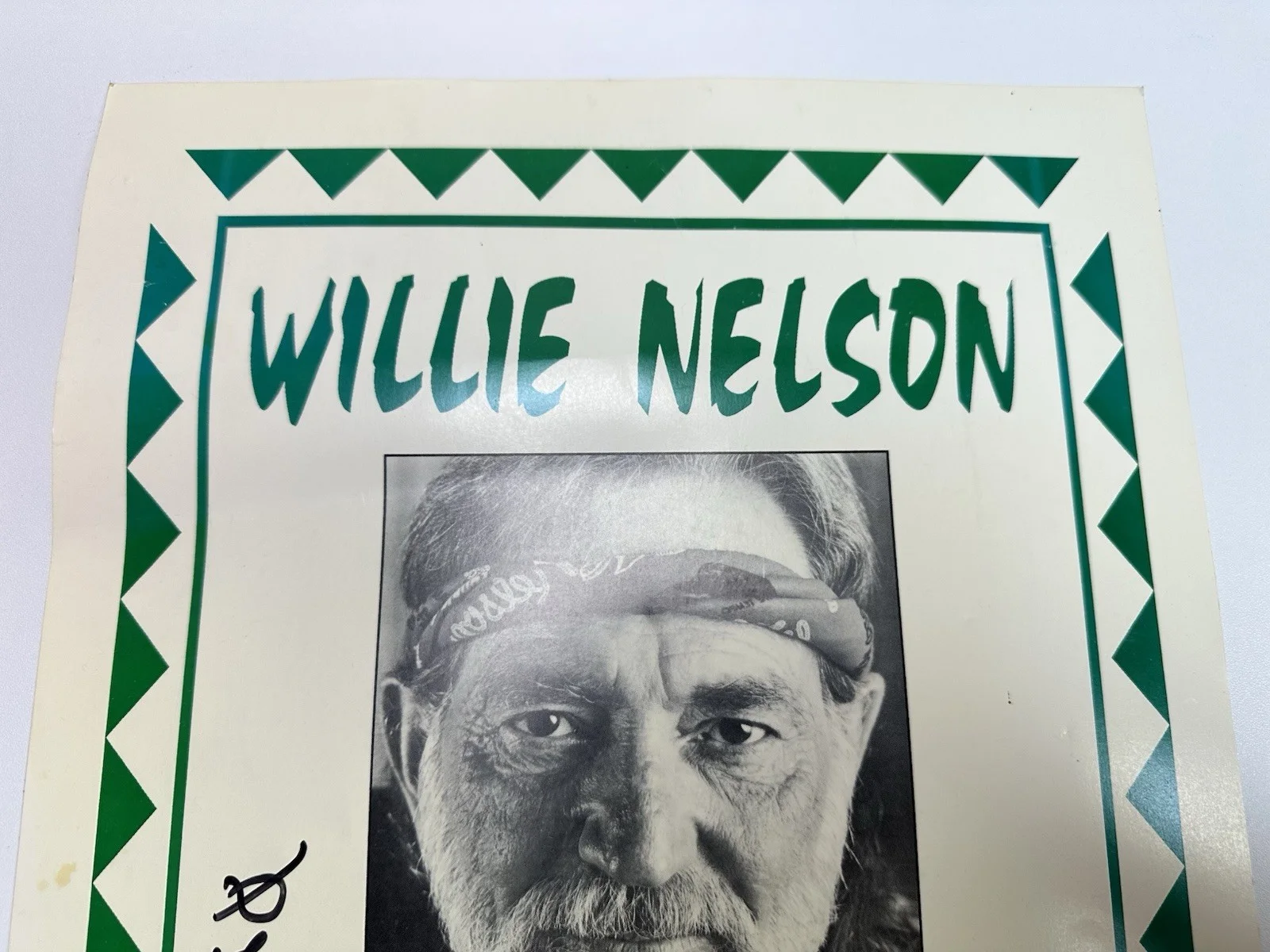 Willie Nelson Signed Autographed 1997 Original Concert Flyer Coyote’s, image 3