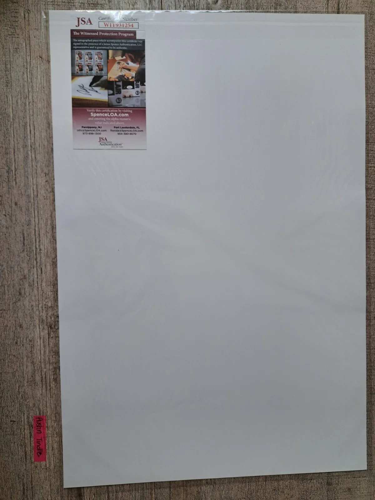 Ken Kaneki Signed 18x12 Poster – Austin Tindle – Tokyo Ghoul – JSA Authenticated, image 3