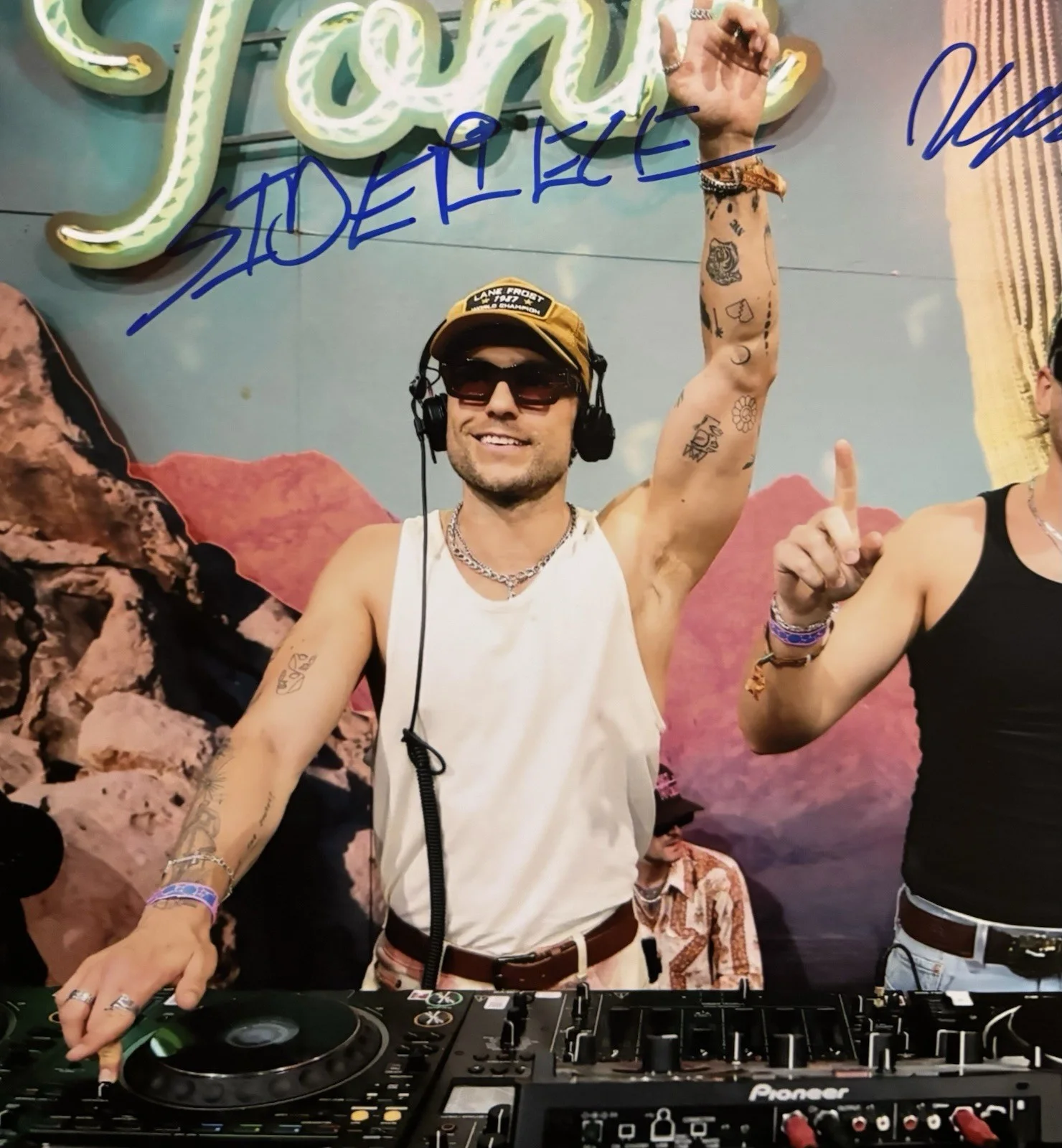 Sidepiece — Sidepiece Nitti Gritti & Party Favor Signed 8x10 Photo! DJ DUO! Djs W/COA, изображение 2