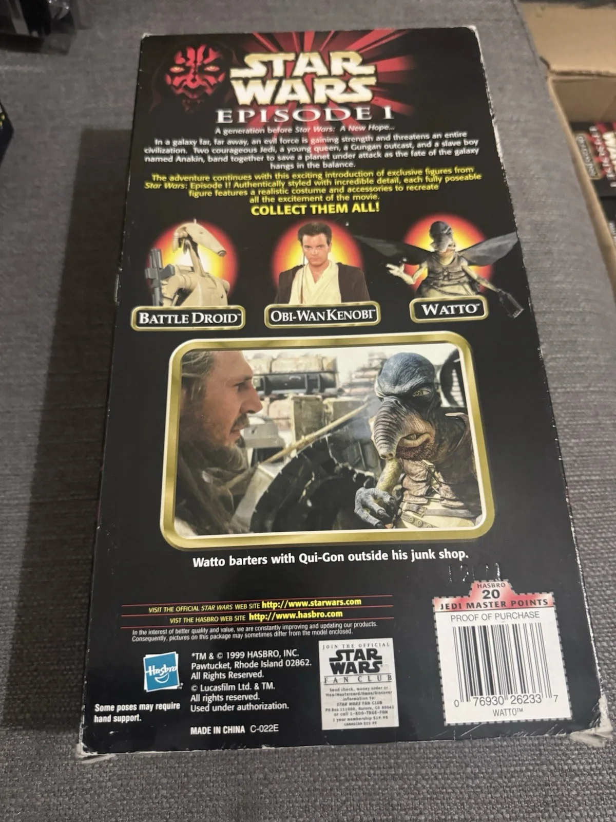 Andy Secombe — Hasbro Star Wars 12in Action Collection Watto Episode 1 Andy Secombe Signed, изображение 3