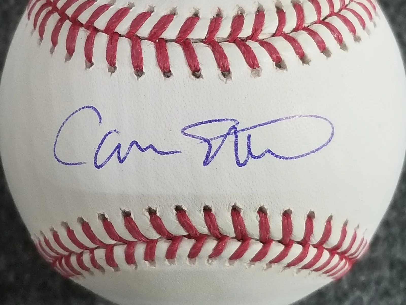 Carmen Electra — Carmen Electra Autographed MLB Baseball From Signing Beckett Witness, image 2