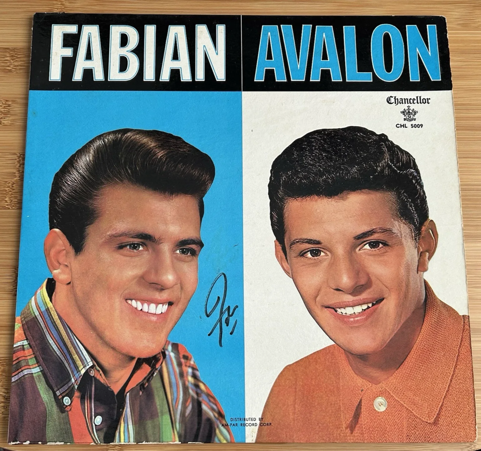 Fabian & Frankie Avalon "The Hit Makers" Vinyl - Autographed/Signed - Fabian, изображение 2