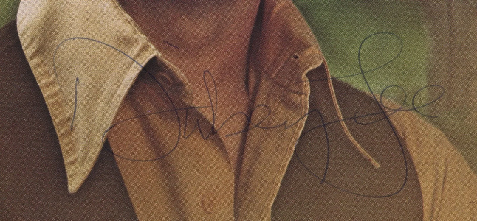 DICKEY LEE ~ COUNTRY MUSIC ARTIST ~ 8" x 10" Photograph AUTOGRAPH ~ circa 1973, изображение 2