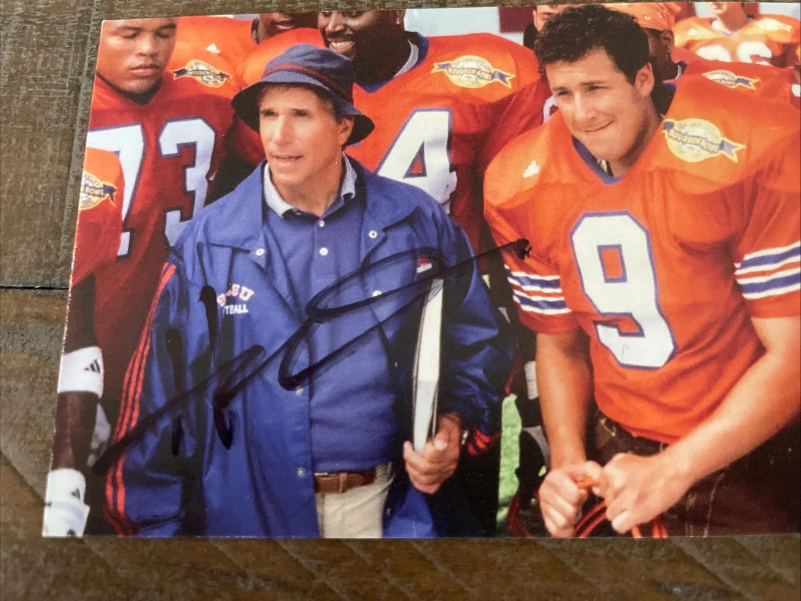 Henry Winkler — Henry Winkler Signed Autographed "Water Boy" 3.5x5.5 Post Card, изображение 2