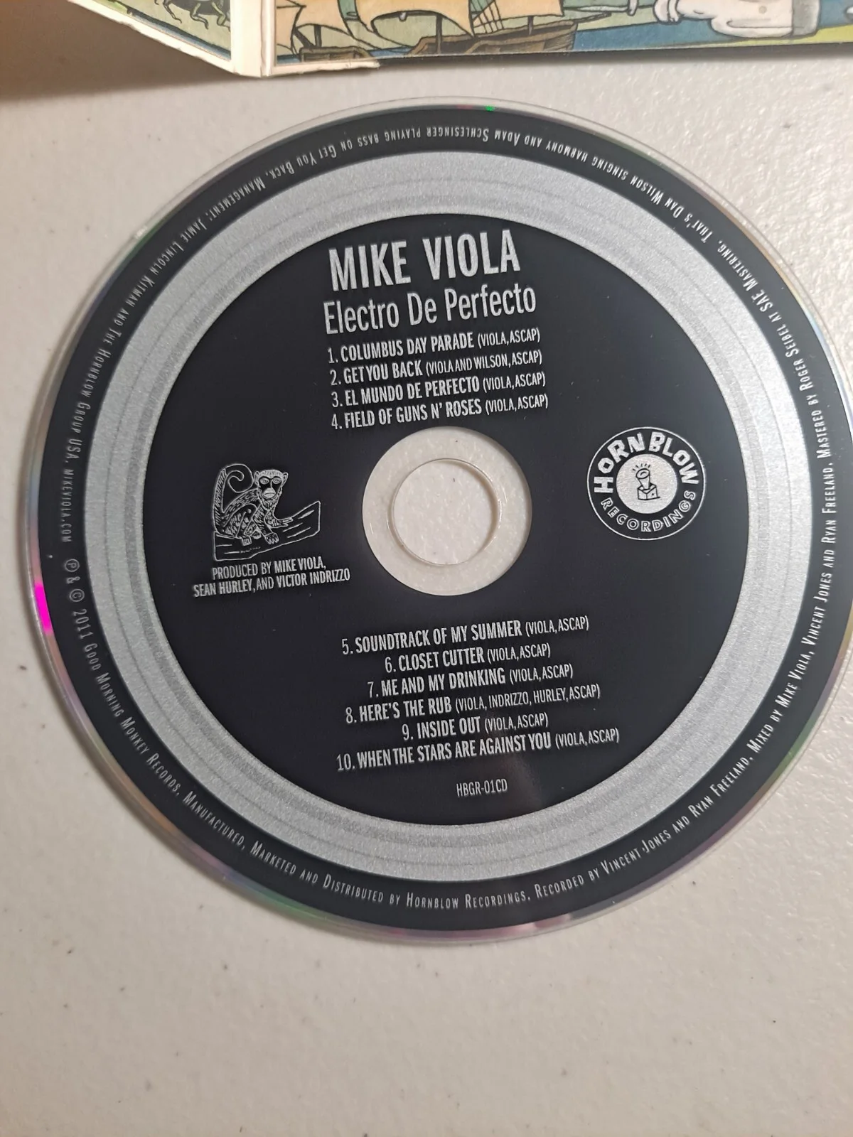 Signed Mike Viola Electro De Perfecto CD, image 4
