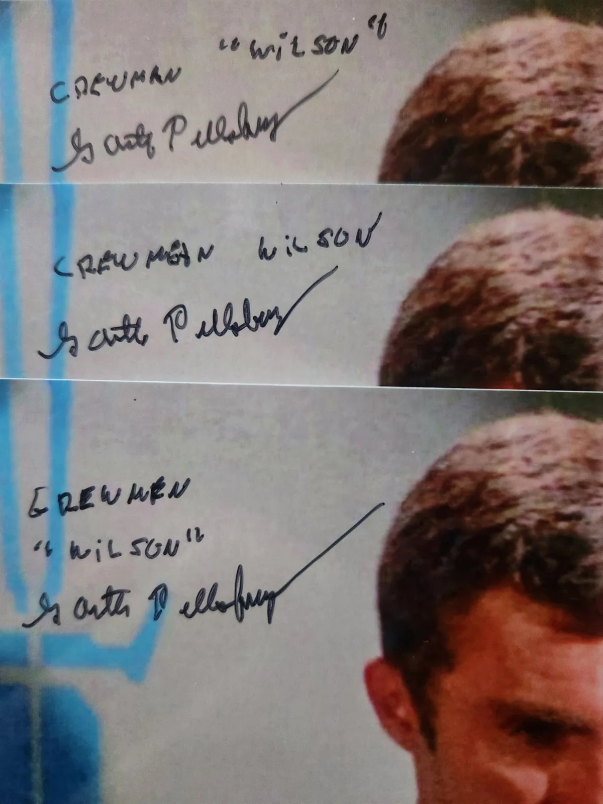Garth Pillsbury — RARE Garth Pillsbury Wilson Mirror, Mirror Signed Star Trek 8x10 Photo Autograph, изображение 2