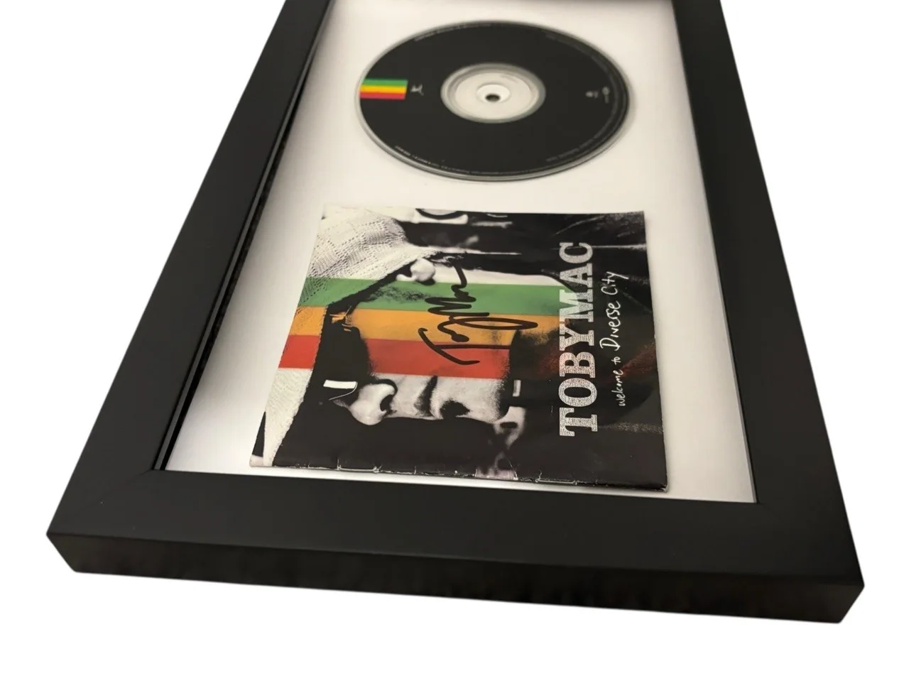 TOBY MAC SIGNED AUTOGRAPH WELCOME TO DIVERSE CITY FRAMED CD DC TALK JSA CERT COA, image 4