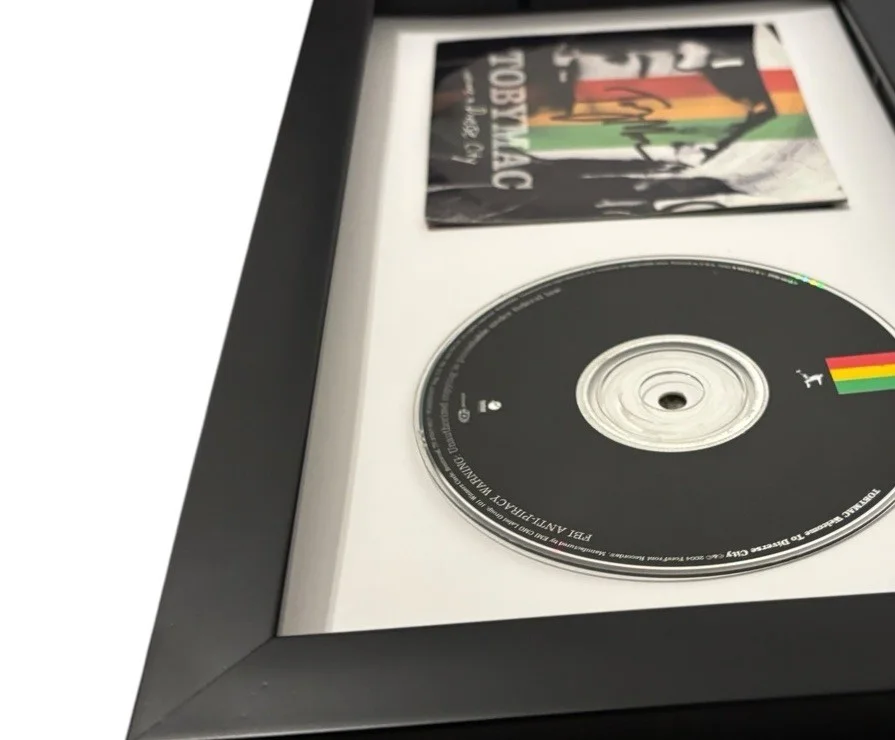 TOBY MAC SIGNED AUTOGRAPH WELCOME TO DIVERSE CITY FRAMED CD DC TALK JSA CERT COA, image 5