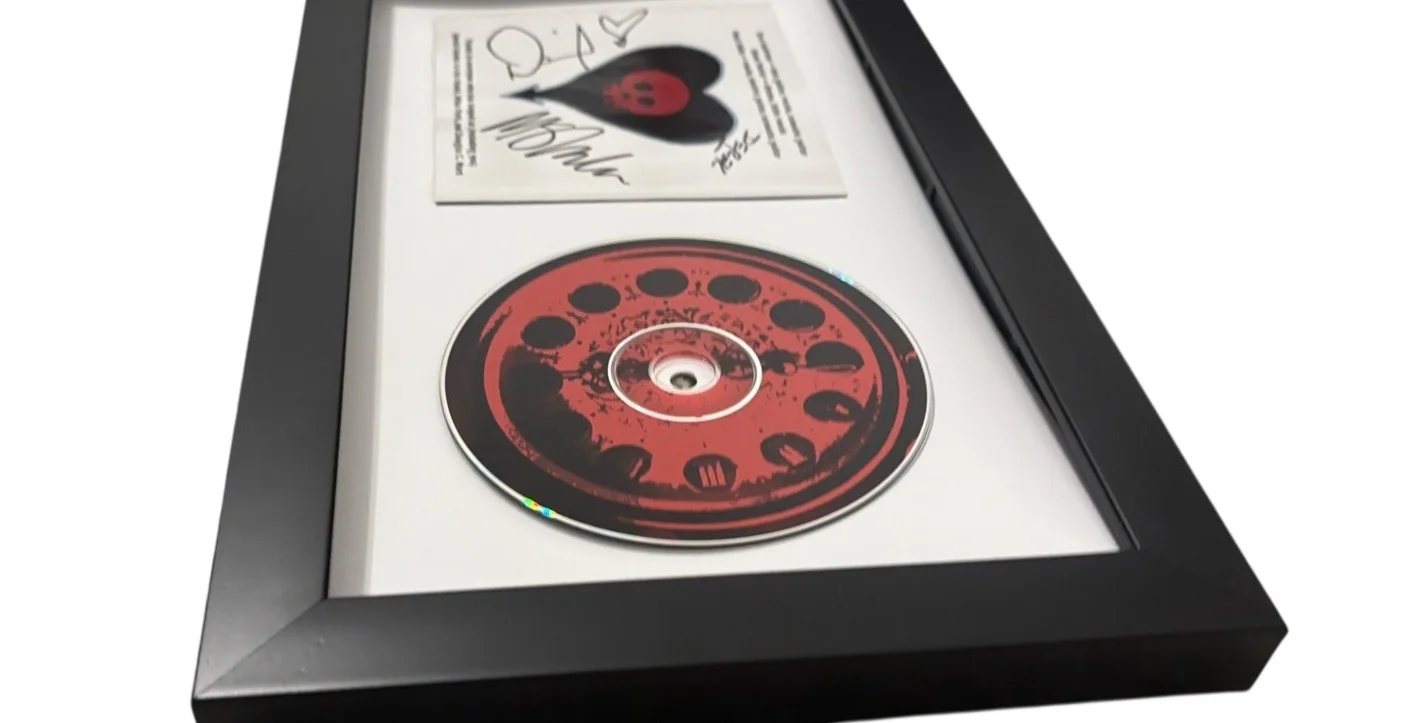 ALKALINE TRIO SIGNED AUTOGRAPH x3 GODDAMNIT FRAMED CD MATT SKIBA +2 JSA CERT COA, изображение 5
