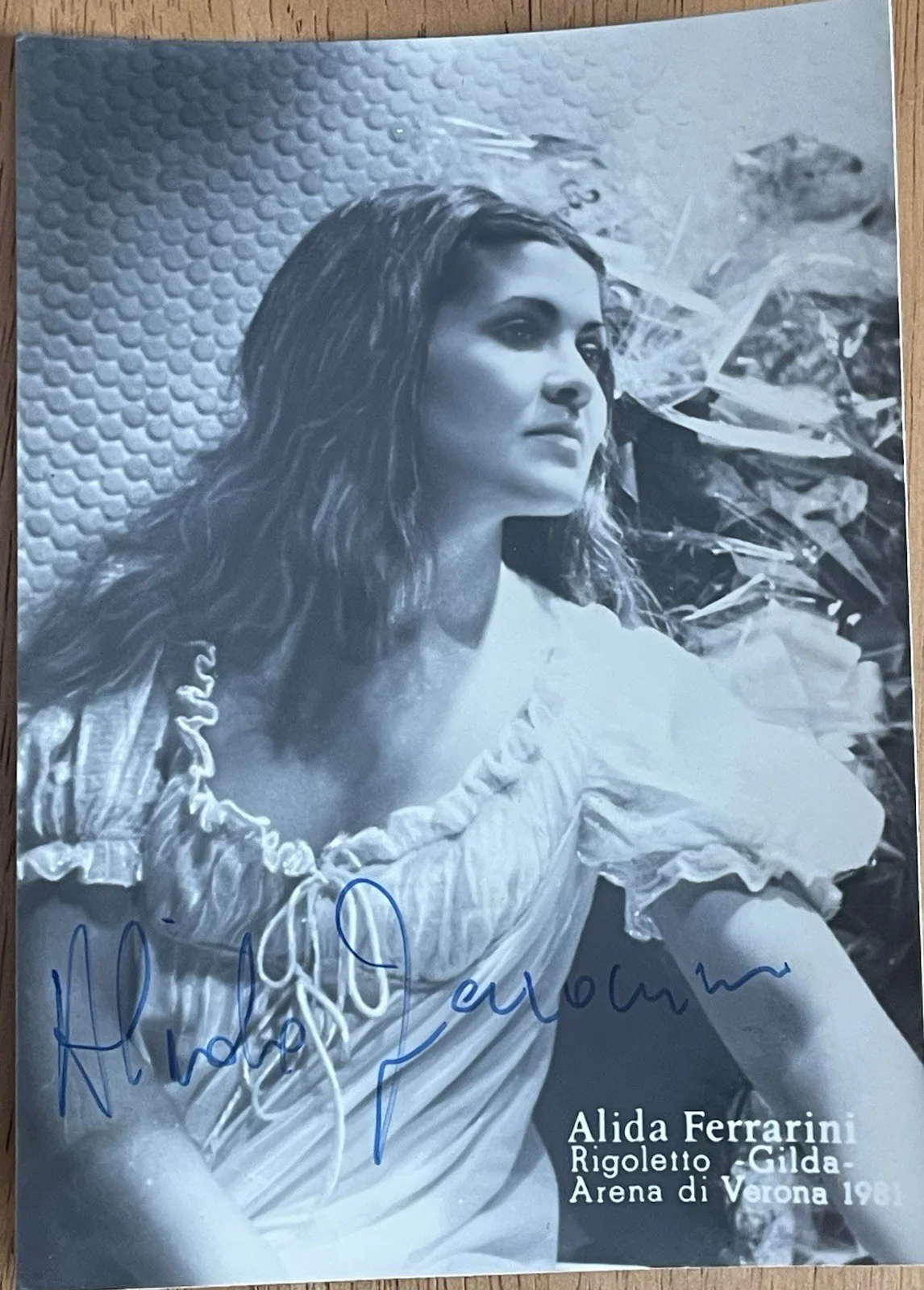 Italian Opera Soprano Alida Ferrarini Autograph Photo, image 2