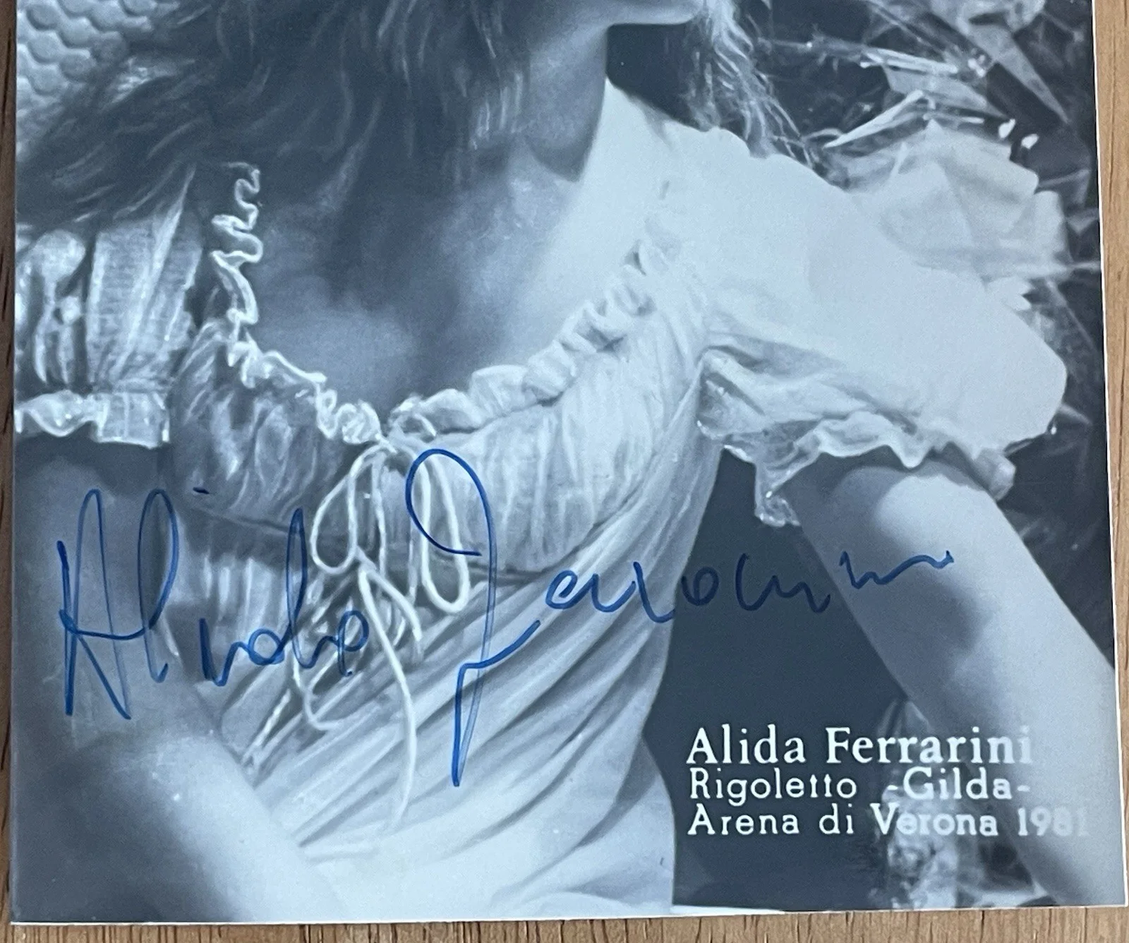 Italian Opera Soprano Alida Ferrarini Autograph Photo, image 3