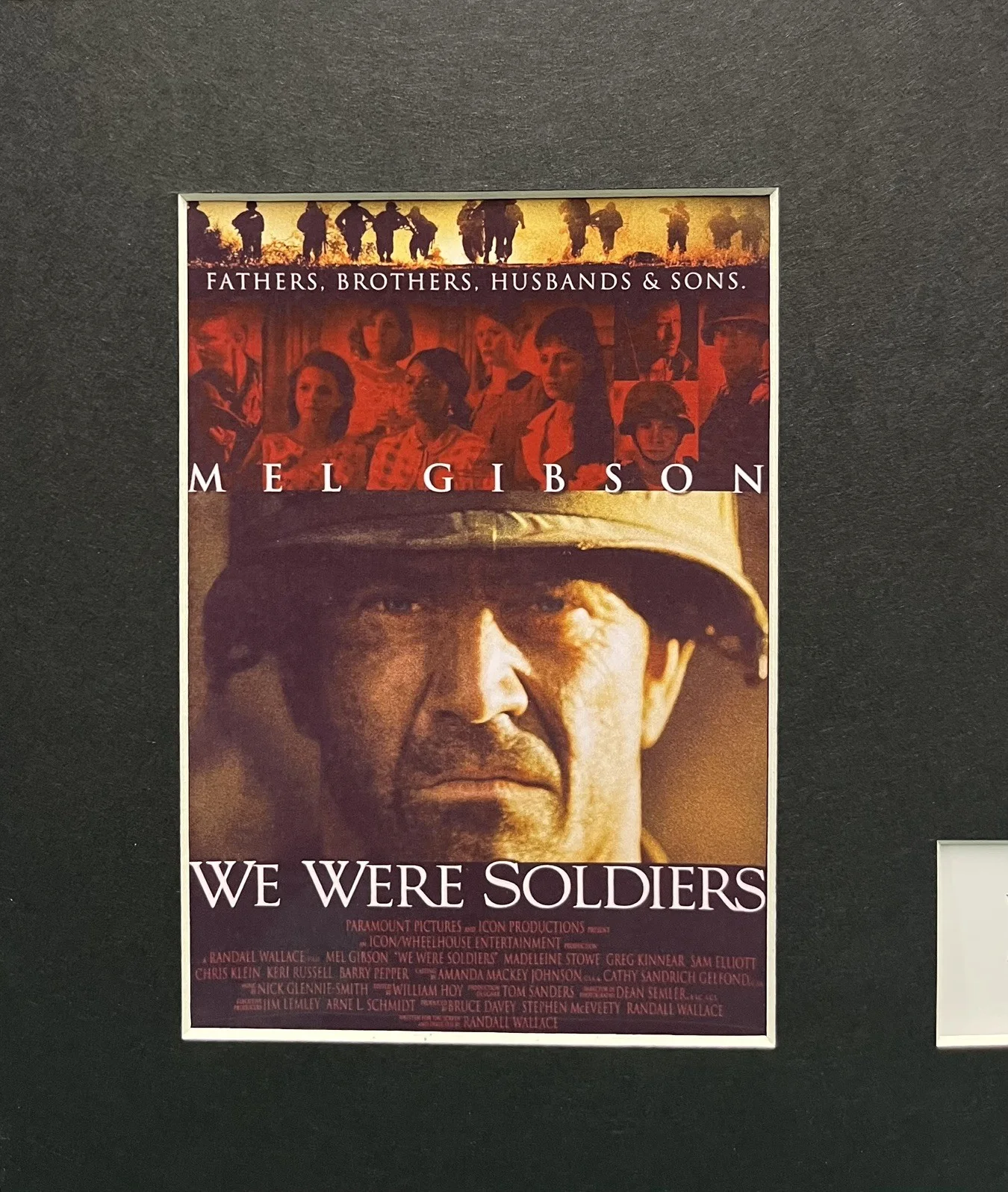 WE WERE SOLDIERS. 35mm Film Cell Mounted Display, image 3