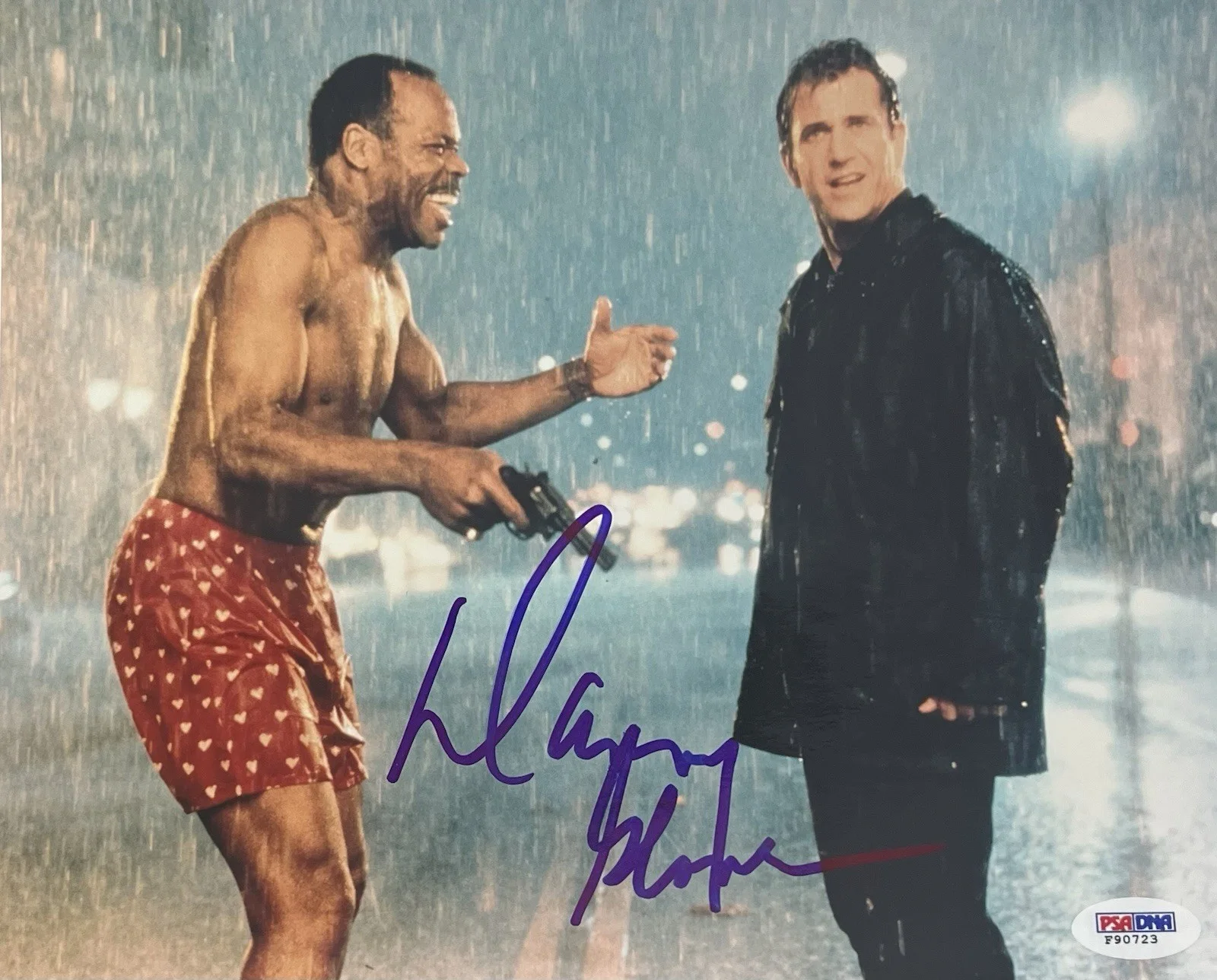 Danny Glover — Danny Glover Signed Autograph 8x10 Photo W/Coa - Lethal Weapon-PSA- Rare Photo