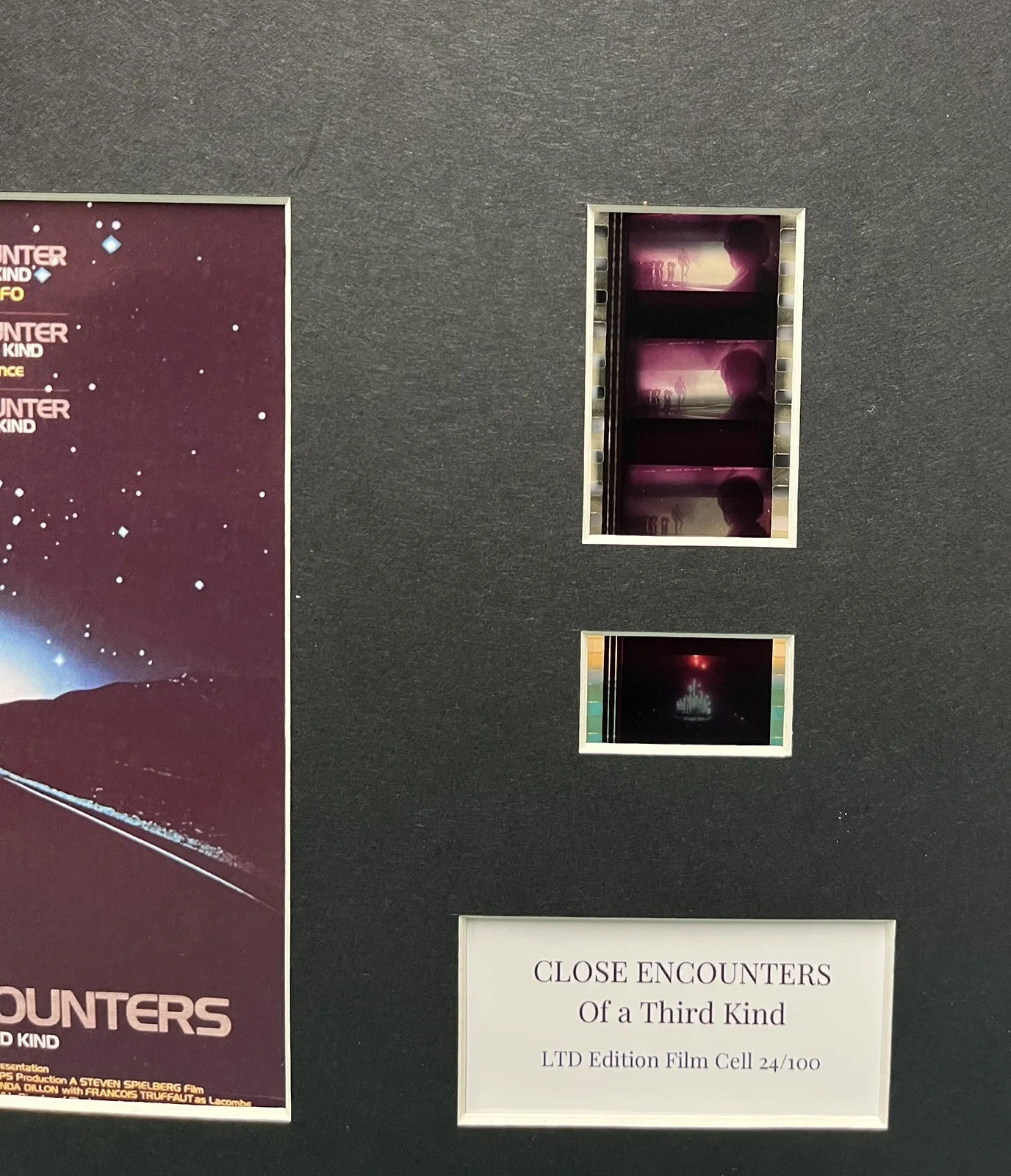 CLOSE ENCOUNTERS OF A THIRD KIND. 35mm Film Cell Mounted Display, image 3