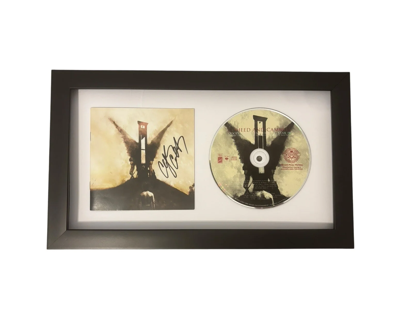 CLAUDIO SANCHEZ COHEED & CAMBRIA SIGNED AUTOGRAPH GOOD APOLLO FRAMED CD JSA COA, image 3