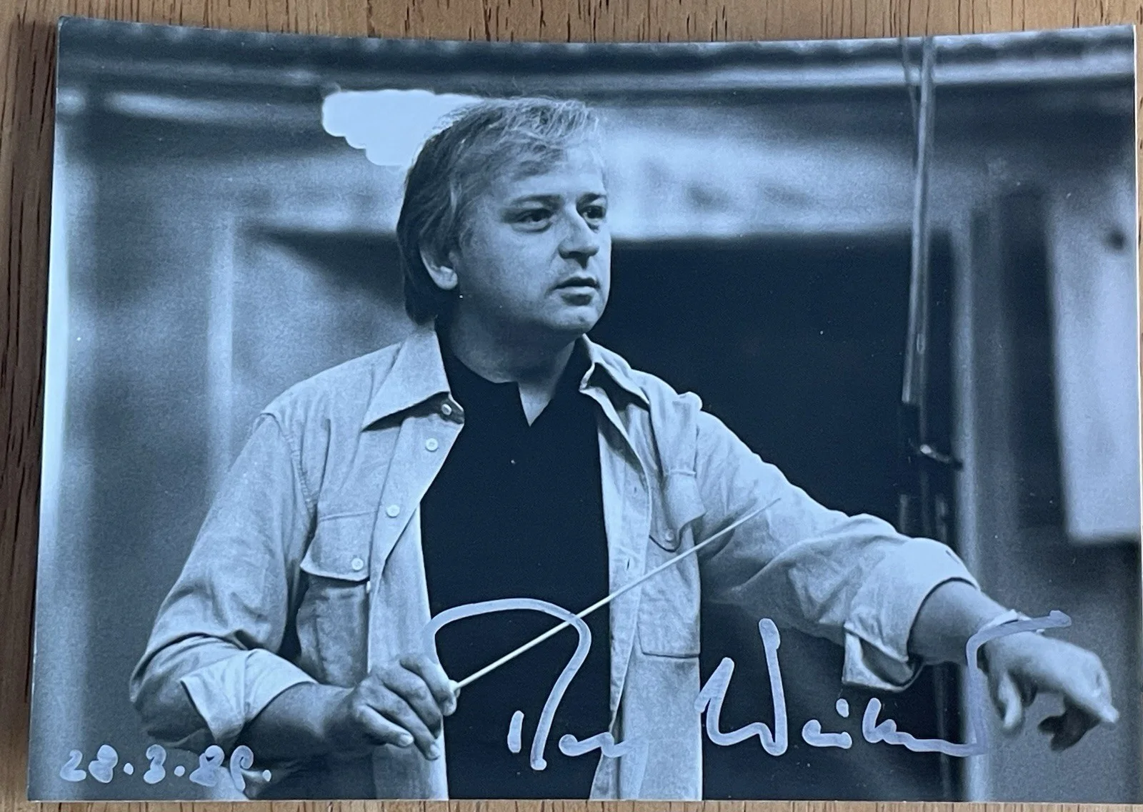 Austrian Conductor Ralf Weikert Autograph Photo, image 3